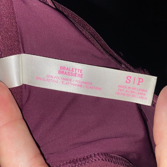 NWOT~VICTORIAS SECRET PINK CRISS CROSS BRALETTE~S - Picture 5 of 5